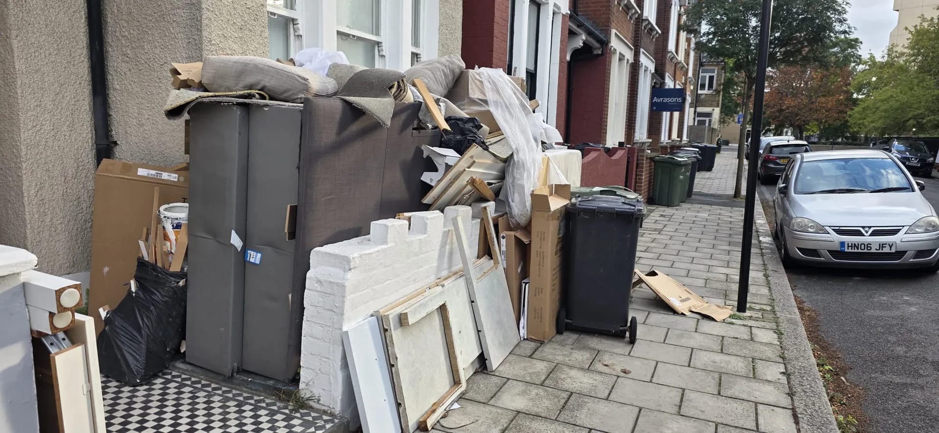 Construction waste collection